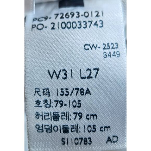 Levi's Button Fly‎ Ribcage Straight Ankle Jeans in Summer Slide Women's Size 31 - Picture 4 of 7